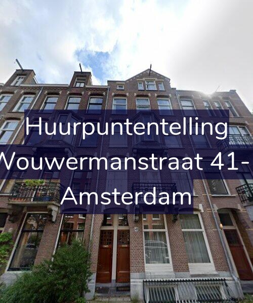 Foto gevel Huurpuntentelling voor Wouwermanstraat 41-E, Amsterdam