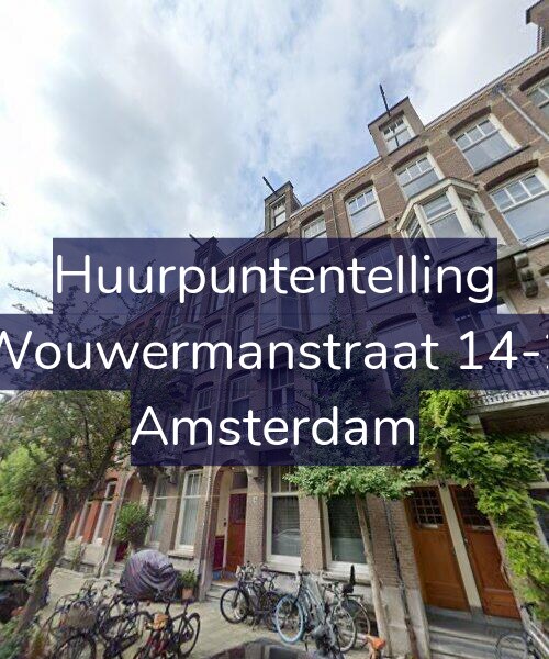 Foto gevel Huurpuntentelling voor Wouwermanstraat 14-2, Amsterdam