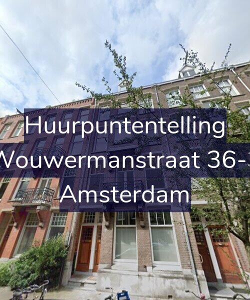 Foto gevel Huurpuntentelling voor Wouwermanstraat 36-3, Amsterdam