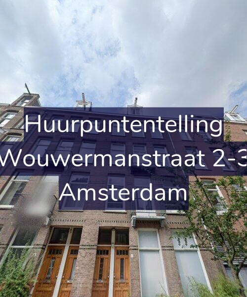 Foto gevel Huurpuntentelling voor Wouwermanstraat 2-3, Amsterdam