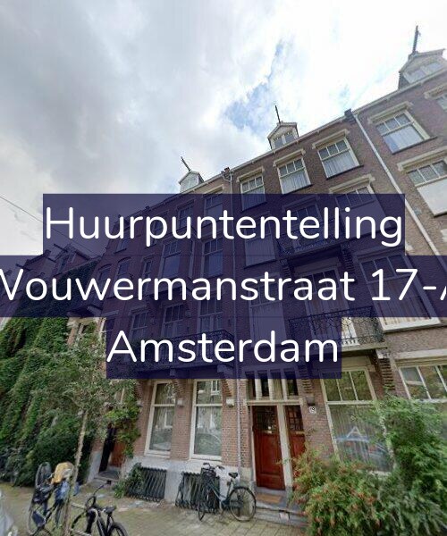 Foto gevel Huurpuntentelling voor Wouwermanstraat 17-A, Amsterdam