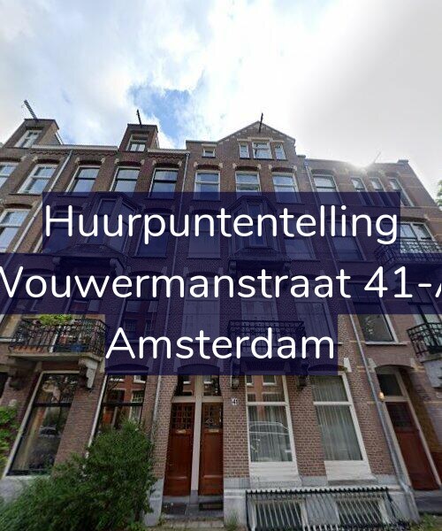 Foto gevel Huurpuntentelling voor Wouwermanstraat 41-A, Amsterdam