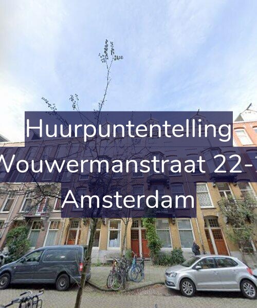 Foto gevel Huurpuntentelling voor Wouwermanstraat 22-2, Amsterdam