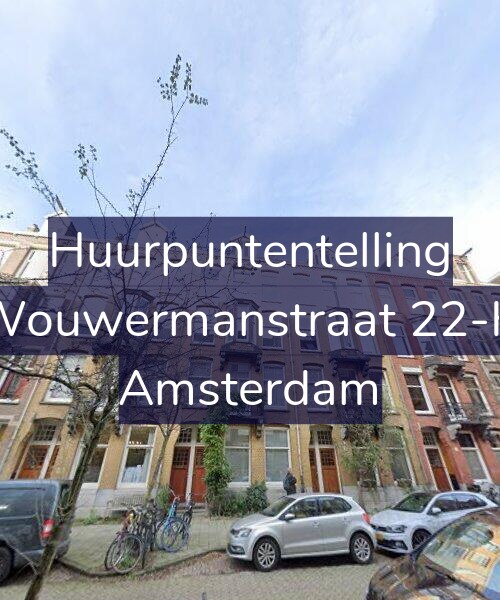 Foto gevel Huurpuntentelling voor Wouwermanstraat 22-H, Amsterdam