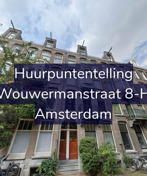 Foto gevel Huurpuntentelling voor Wouwermanstraat 8-H, Amsterdam