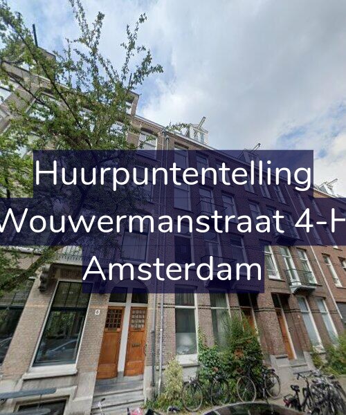 Foto gevel Huurpuntentelling voor Wouwermanstraat 4-H, Amsterdam