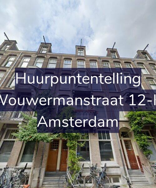 Foto gevel Huurpuntentelling voor Wouwermanstraat 12-H, Amsterdam
