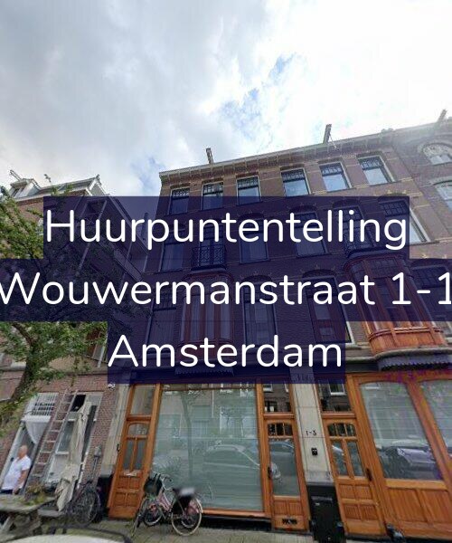 Foto gevel Huurpuntentelling voor Wouwermanstraat 1-1, Amsterdam