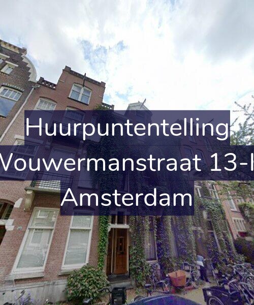 Foto gevel Huurpuntentelling voor Wouwermanstraat 13-H, Amsterdam