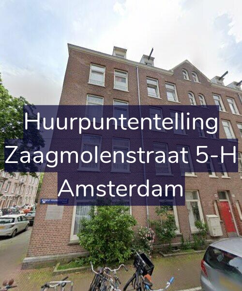 Foto gevel Huurpuntentelling voor Zaagmolenstraat 5-H, Amsterdam