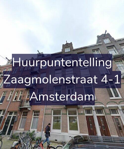 Foto gevel Huurpuntentelling voor Zaagmolenstraat 4-1, Amsterdam