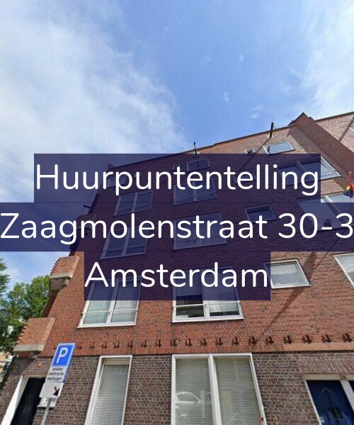 Foto gevel Huurpuntentelling voor Zaagmolenstraat 30-3, Amsterdam