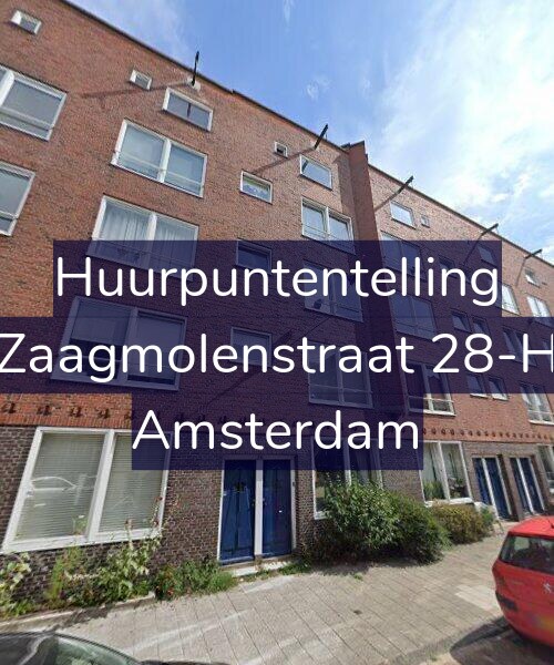 Foto gevel Huurpuntentelling voor Zaagmolenstraat 28-H, Amsterdam