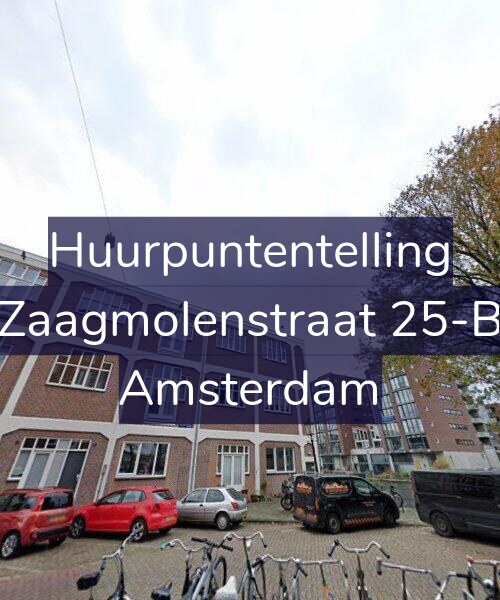 Foto gevel Huurpuntentelling voor Zaagmolenstraat 25-B, Amsterdam