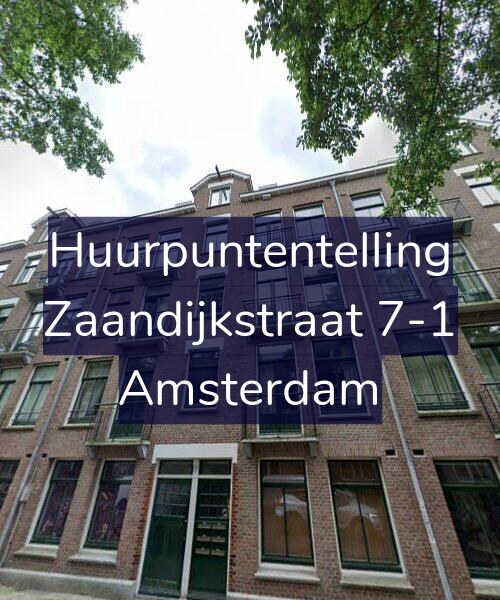Foto gevel Huurpuntentelling voor Zaandijkstraat 7-1, Amsterdam