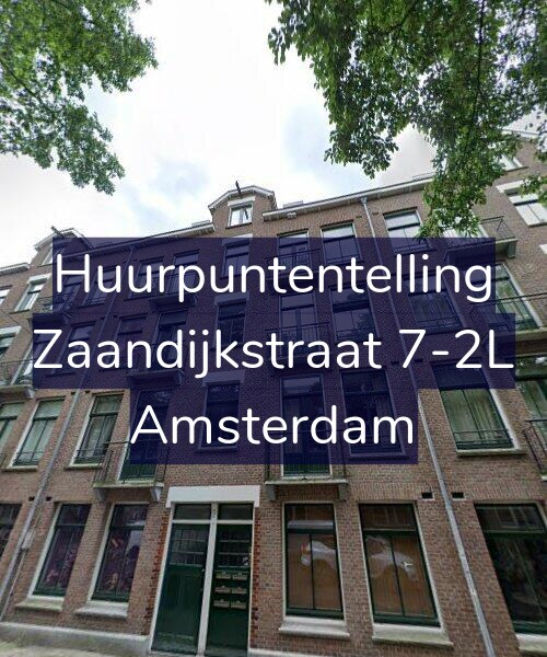 Foto gevel Huurpuntentelling voor Zaandijkstraat 7-2L, Amsterdam