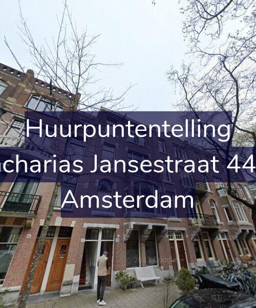 Foto gevel Huurpuntentelling voor Zacharias Jansestraat 44-2, Amsterdam
