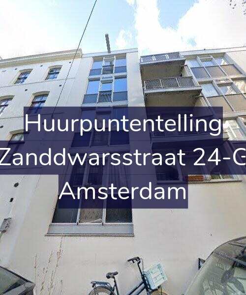 Foto gevel Huurpuntentelling voor Zanddwarsstraat 24-G, Amsterdam