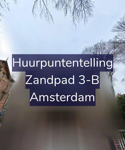 Foto gevel Huurpuntentelling voor Zandpad 3-B, Amsterdam