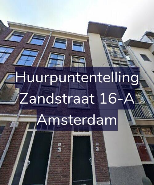 Foto gevel Huurpuntentelling voor Zandstraat 16-A, Amsterdam