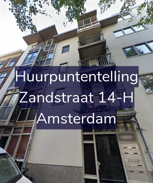 Foto gevel Huurpuntentelling voor Zandstraat 14-H, Amsterdam