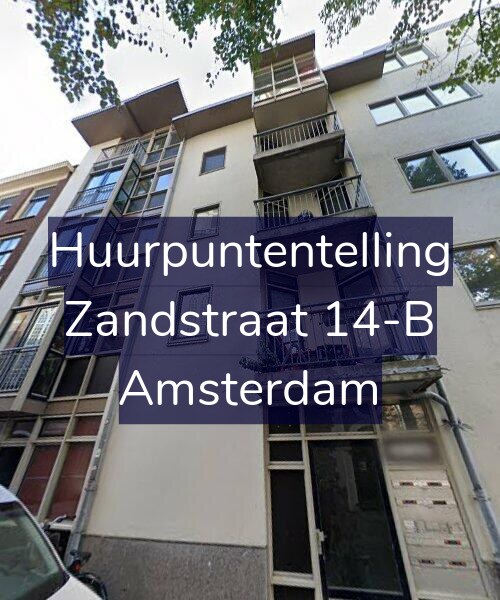 Foto gevel Huurpuntentelling voor Zandstraat 14-B, Amsterdam
