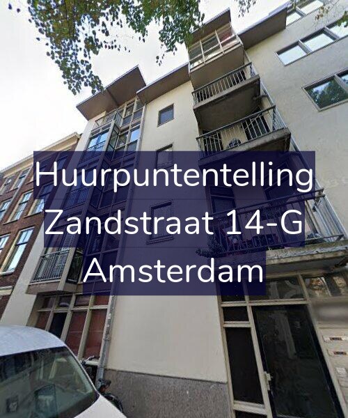 Foto gevel Huurpuntentelling voor Zandstraat 14-G, Amsterdam