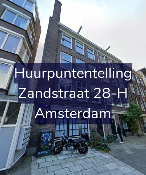 Foto gevel Huurpuntentelling voor Zandstraat 28-H, Amsterdam