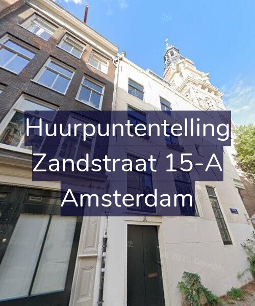 Foto gevel Huurpuntentelling voor Zandstraat 15-A, Amsterdam