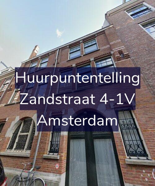 Foto gevel Huurpuntentelling voor Zandstraat 4-1V, Amsterdam
