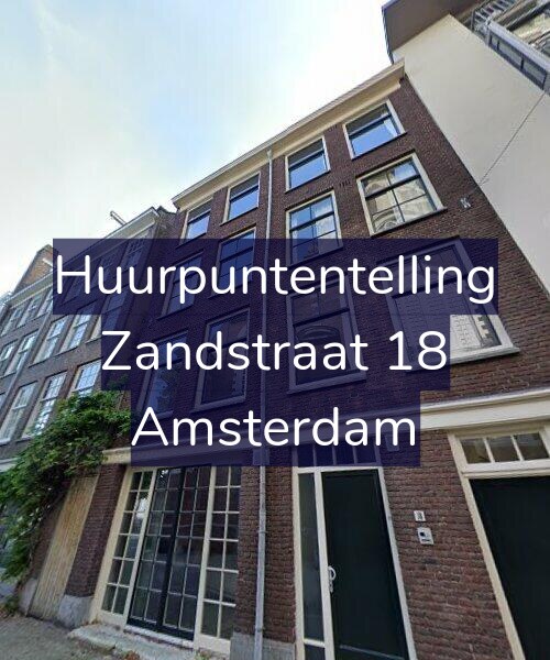 Foto gevel Huurpuntentelling voor Zandstraat 18, Amsterdam