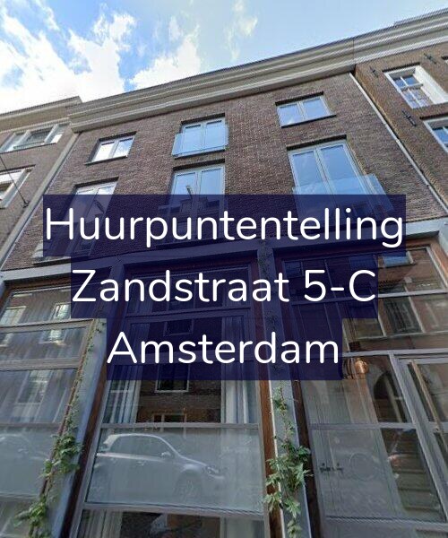 Foto gevel Huurpuntentelling voor Zandstraat 5-C, Amsterdam