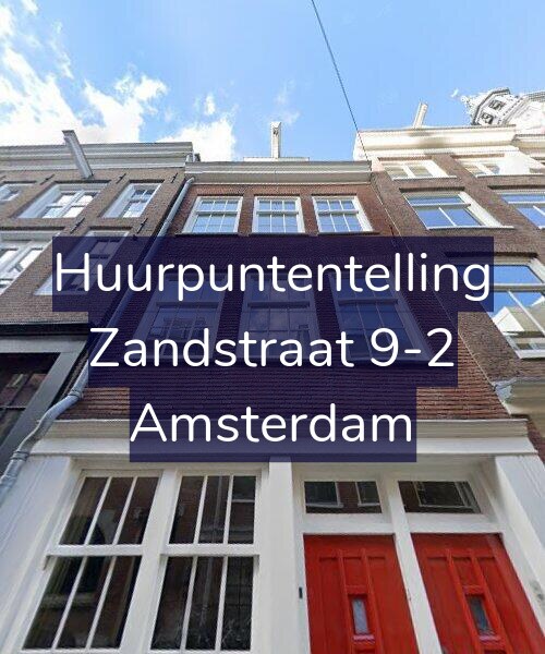 Foto gevel Huurpuntentelling voor Zandstraat 9-2, Amsterdam