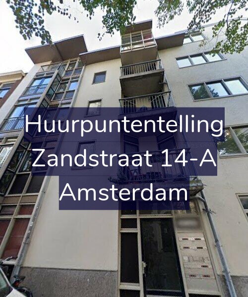 Foto gevel Huurpuntentelling voor Zandstraat 14-A, Amsterdam