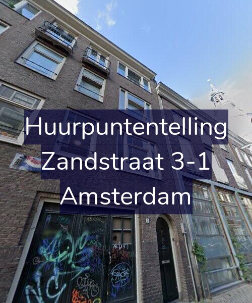 Foto gevel Huurpuntentelling voor Zandstraat 3-1, Amsterdam