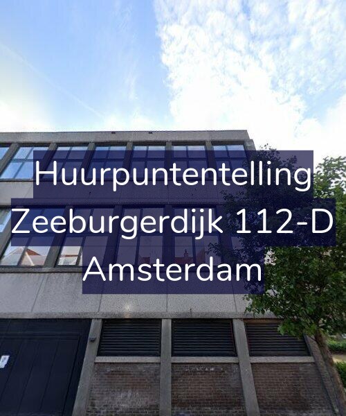 Foto gevel Huurpuntentelling voor Zeeburgerdijk 112-D, Amsterdam
