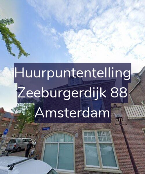 Foto gevel Huurpuntentelling voor Zeeburgerdijk 88, Amsterdam