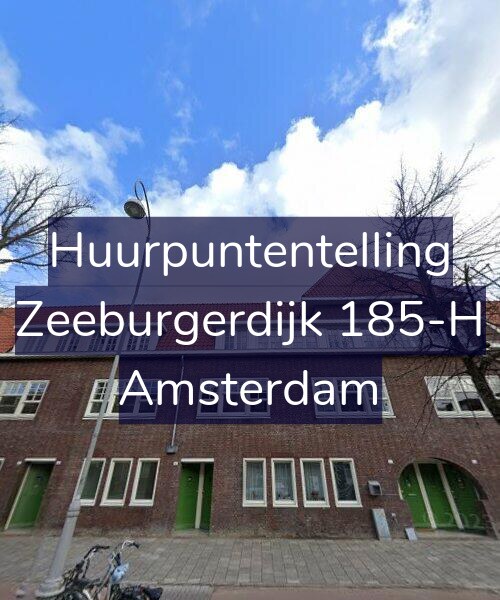Foto gevel Huurpuntentelling voor Zeeburgerdijk 185-H, Amsterdam
