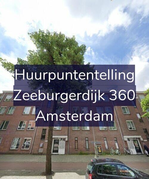 Foto gevel Huurpuntentelling voor Zeeburgerdijk 360, Amsterdam