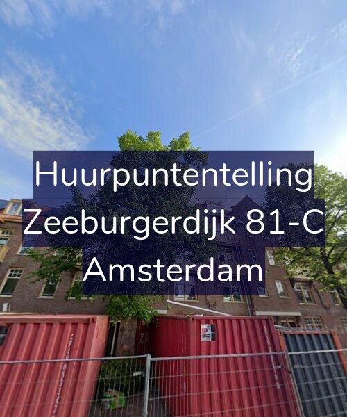 Foto gevel Huurpuntentelling voor Zeeburgerdijk 81-C, Amsterdam