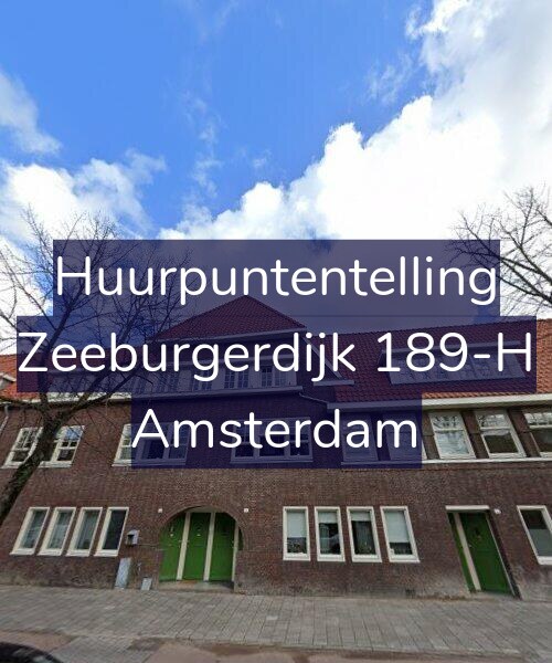 Foto gevel Huurpuntentelling voor Zeeburgerdijk 189-H, Amsterdam