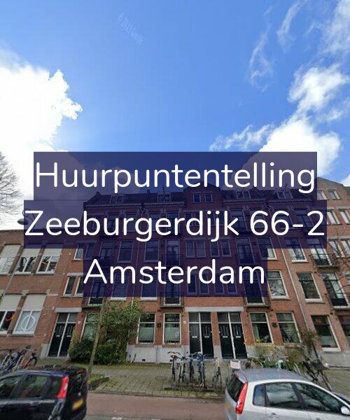 Foto gevel Huurpuntentelling voor Zeeburgerdijk 66-2, Amsterdam