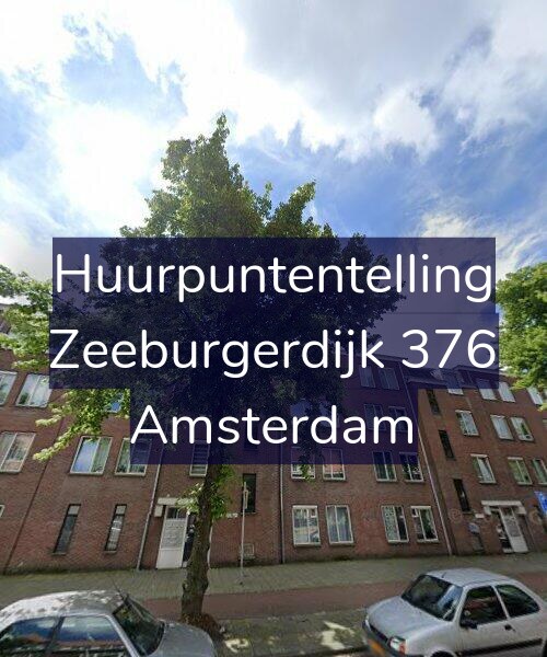 Foto gevel Huurpuntentelling voor Zeeburgerdijk 376, Amsterdam