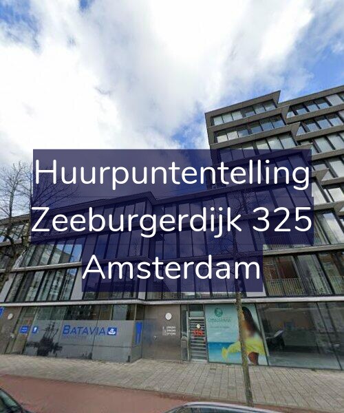 Foto gevel Huurpuntentelling voor Zeeburgerdijk 325, Amsterdam
