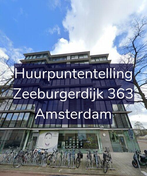 Foto gevel Huurpuntentelling voor Zeeburgerdijk 363, Amsterdam