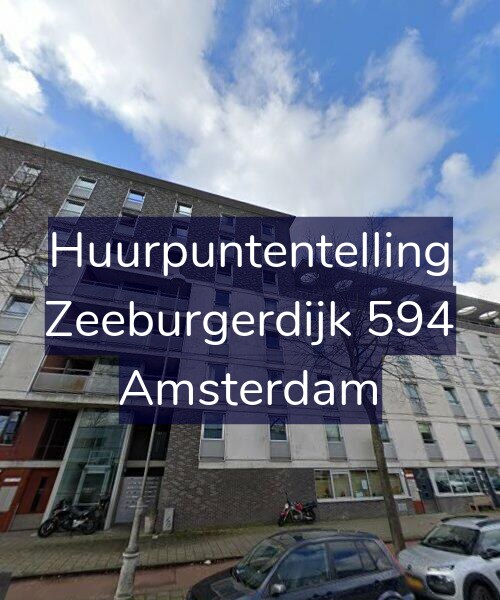 Foto gevel Huurpuntentelling voor Zeeburgerdijk 594, Amsterdam