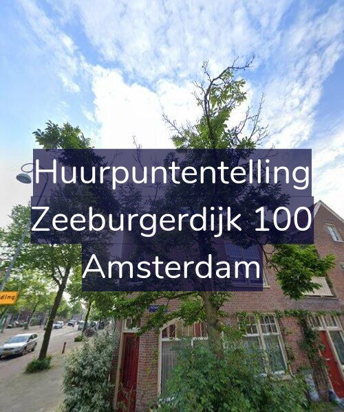 Foto gevel Huurpuntentelling voor Zeeburgerdijk 100, Amsterdam