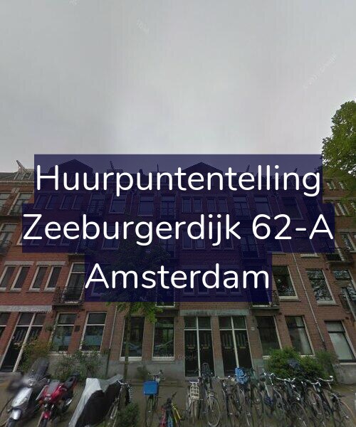 Foto gevel Huurpuntentelling voor Zeeburgerdijk 62-A, Amsterdam