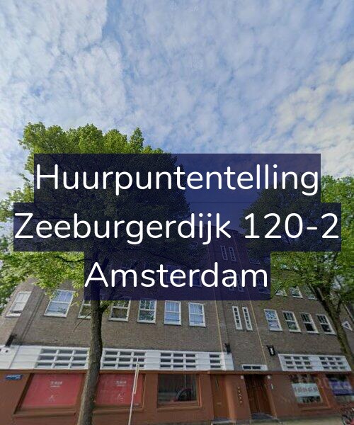 Foto gevel Huurpuntentelling voor Zeeburgerdijk 120-2, Amsterdam