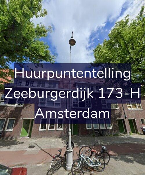 Foto gevel Huurpuntentelling voor Zeeburgerdijk 173-H, Amsterdam